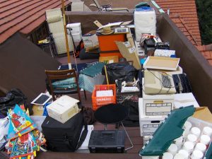 electronics junk recycle e-waste new jersey nj dumpster